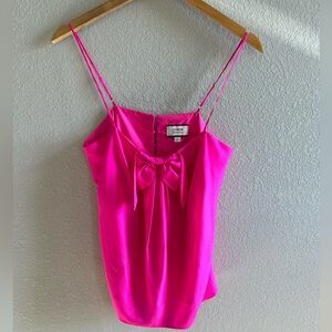 J. Crew Collection Silk Bow Tank Top